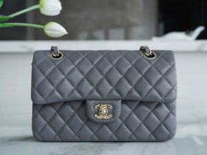 CF Classic Flap|小号 羊皮 深灰ʚྀིɞ 图2