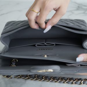 CF Classic Flap|小号 羊皮 深灰ʚྀིɞ 图7