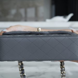 CF Classic Flap|小号 羊皮 深灰ʚྀིɞ 图8