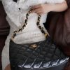 Chanel 24a Hobo黑色 大号 图1