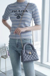 CHAENL Kelly手柄包 大号 深灰色 图2