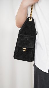 Chanel 黑色麂皮hobo 小号 图7