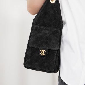 Chanel 黑色麂皮hobo 小号 图7