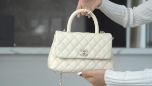 『Coco Handle』米白浅金小号 图1