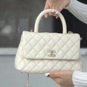 『Coco Handle』米白浅金小号 图1