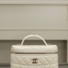 Chanel 25c 手柄盒子包 荔枝牛 米白 图1
