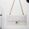 「Classic Flap」经典口盖包 中号 仙女白 图1