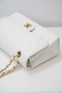 「Classic Flap」经典口盖包 中号 仙女白 图7