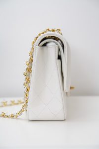「Classic Flap」经典口盖包 中号 仙女白 图8