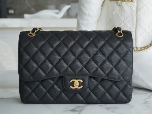 CF Classic Flap Jumbo |鱼子酱 黑金 大号 图1