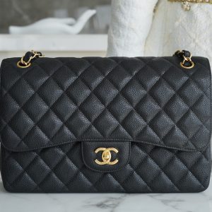 CF Classic Flap Jumbo |鱼子酱 黑金 大号 图1