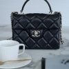 CHANEL 24p 手柄kelly盒子 黑色小号 图1
