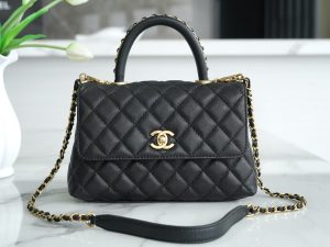 CHANEL 23P Coco handle 黑色 小号 图2