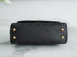 CHANEL 23P Coco handle 黑色 小号 图9