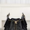 Chanel 26C系列 25bag mini鱼子酱 黑金 图1