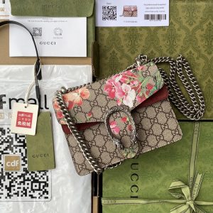 。【原厂皮配(Cdfmall三亚免税店手提袋】Guccl Dionysus 经典酒神包无论是少女还是女王都无一列外被它俘 图1