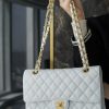 「Classic Flap」经典口盖包 中号 仙女白 图1