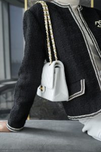 「Classic Flap」经典口盖包 中号 仙女白 图8