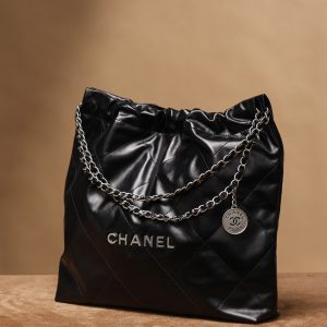 CHANEL 香奈儿中号银字22bag系列中号 图3