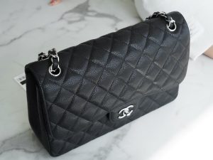 CF Classic Flap Jumbo |鱼子酱 黑银 大号 图3