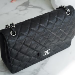 CF Classic Flap Jumbo |鱼子酱 黑银 大号 图3