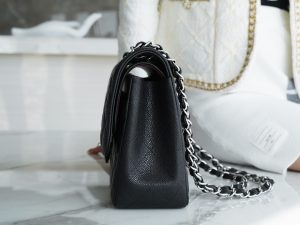 CF Classic Flap Jumbo |鱼子酱 黑银 大号 图4