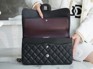 CF Classic Flap Jumbo |鱼子酱 黑银 大号 图7