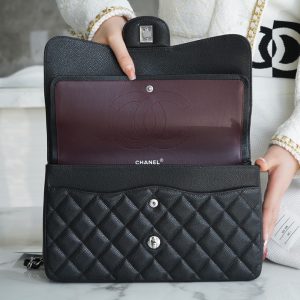 CF Classic Flap Jumbo |鱼子酱 黑银 大号 图7