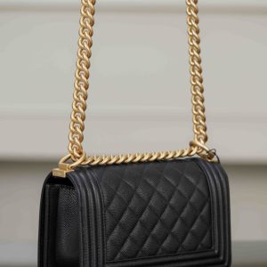 Chanel leboy 小球纹黑金小号 图5
