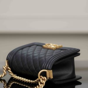 Chanel leboy 小球纹黑金小号 图6
