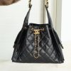 Chanel small hobo 黑金 小号 图1