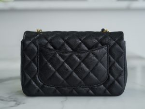 CF Classic Flap |荔枝纹 Mini 黑金 图3