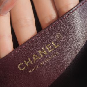 CF Classic Flap |荔枝纹 Mini 黑金 图9