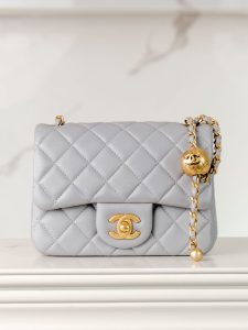 Chanel 金球方胖子 灰蓝色 图2