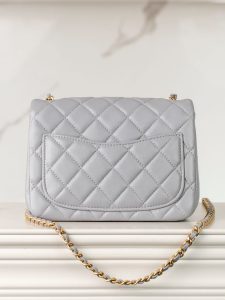 Chanel 金球方胖子 灰蓝色 图3