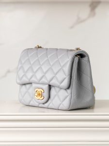 Chanel 金球方胖子 灰蓝色 图4