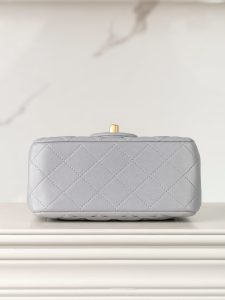 Chanel 金球方胖子 灰蓝色 图8