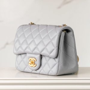 Chanel 金球方胖子 灰蓝色 图4