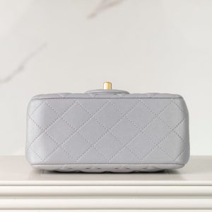Chanel 金球方胖子 灰蓝色 图8