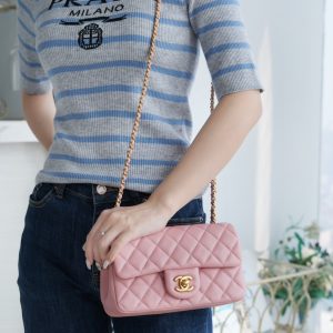 Chanel 金属球 Mini粉色 图1