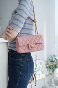 Chanel 金属球 Mini粉色 图6
