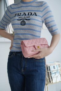Chanel 金属球 Mini粉色 图9