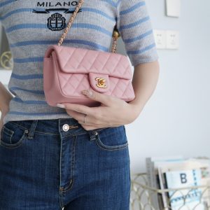 Chanel 金属球 Mini粉色 图7