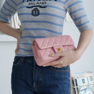 Chanel 金属球 Mini粉色 图9