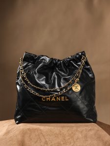 CHANEL 香奈儿 刘雯同款中号金字 22bag系列中号 图2