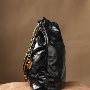 CHANEL 香奈儿 刘雯同款中号金字 22bag系列中号 图4