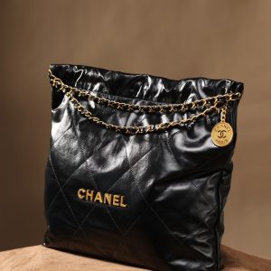 CHANEL 香奈儿 刘雯同款中号金字 22bag系列中号 图5