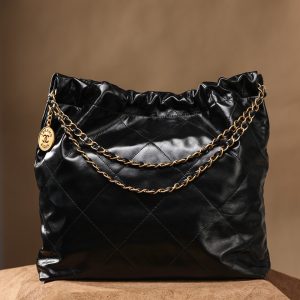 CHANEL 香奈儿 刘雯同款中号金字 22bag系列中号 图6