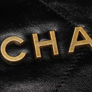 CHANEL 香奈儿 刘雯同款中号金字 22bag系列中号 图9