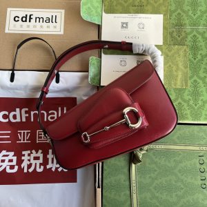 【配置专柜包装】Gucci Horsebit 1955系列小号肩背包 图1